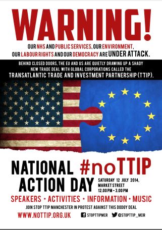 No TTIP Poster